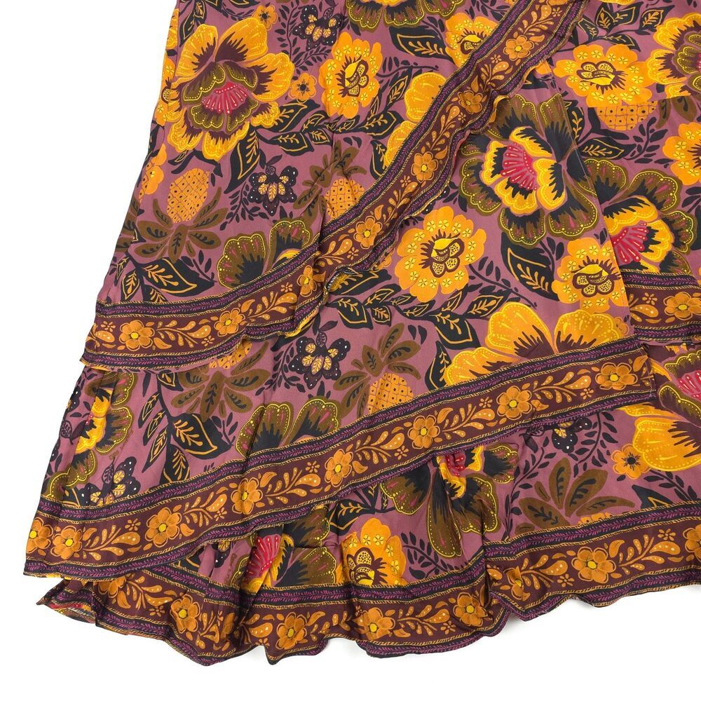 NWT Farm Rio Blush Garden Bloom Maxi Dress Resort Boho Romantic Heritage - Picture 9 of 15